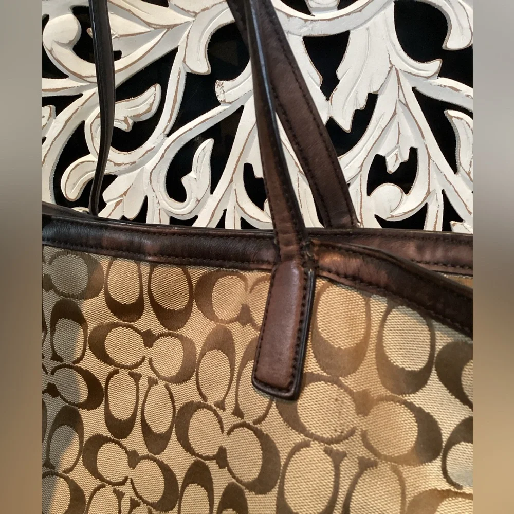 COACH Signature Canvas Weekend Tote #23465
